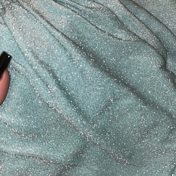 Mint metallic midi dress 🖤 - Picture 3 of 3